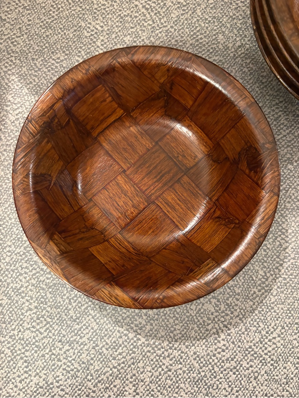 Weavewood Inc Vintage Wooden Bowls - Set of 5